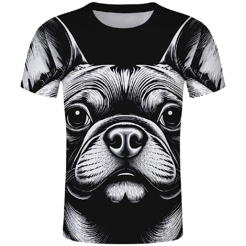 Men clothing  French Bulldog T Shirt