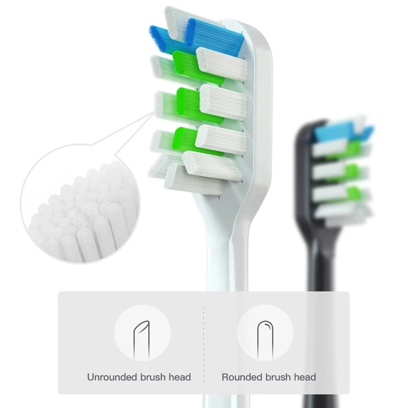 Bathroom Replacement Brush Heads  5-10pcs Bristle Heads Electric Toothbrush Dupont Bristle Sealed Packed