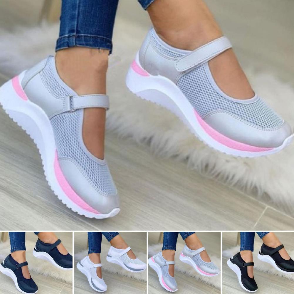 Woman shoes Casual Shoes Women Breathable Mesh Sandals Fashion Brand Summer Women Sandals Platform Vulcanized Shoes Femme New Sneakers