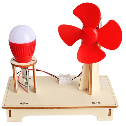 Toys 1Set Wind Turbine DIY Scientific Creativity Handicraft Students Educational Science Experiment Teaching Materials