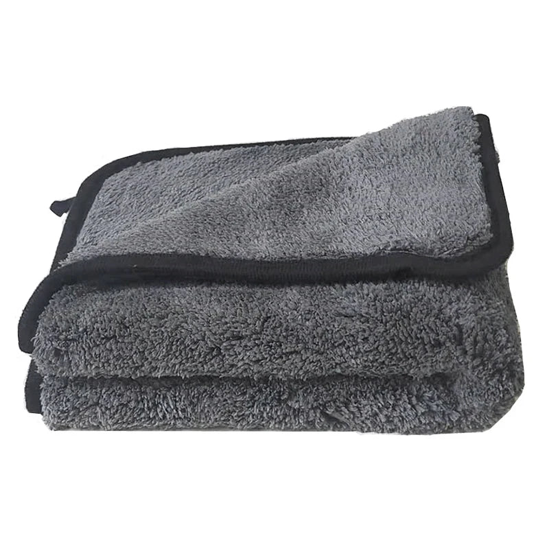 Car   SEAMETAL 40x40CM Car Wash Microfiber Towel 1200GSM Super Absorption Car Cleaning Drying Cloth Hemming Towels Detailing Care Rags