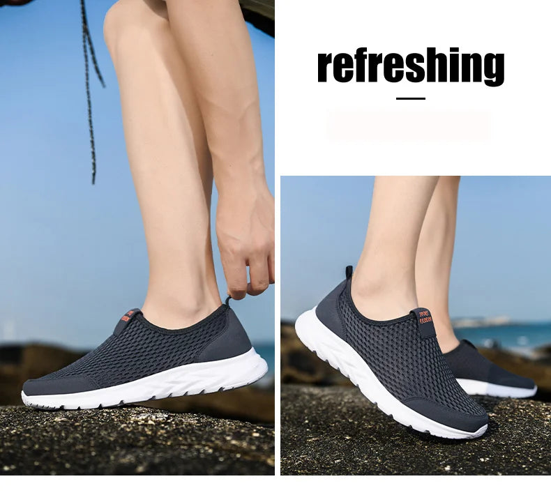 Men shoes  Summer Men's Casual Shoes Men Women Loafers Sneakers Fashion Wading Loafers Shoes Breathable Big Size 49  Tenis Masculino