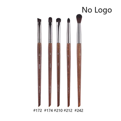 Makeup and face  5pcs/set Natural Wood Eyeshadow Makeup Brushes Eye Detail Make Up