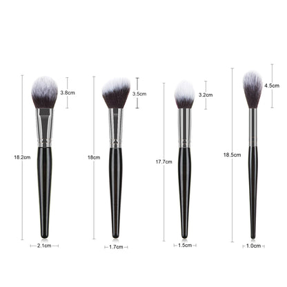 Makeup and face  Large Makeup Brushes High Quality Black Cosmetic Foundation Powder Blush