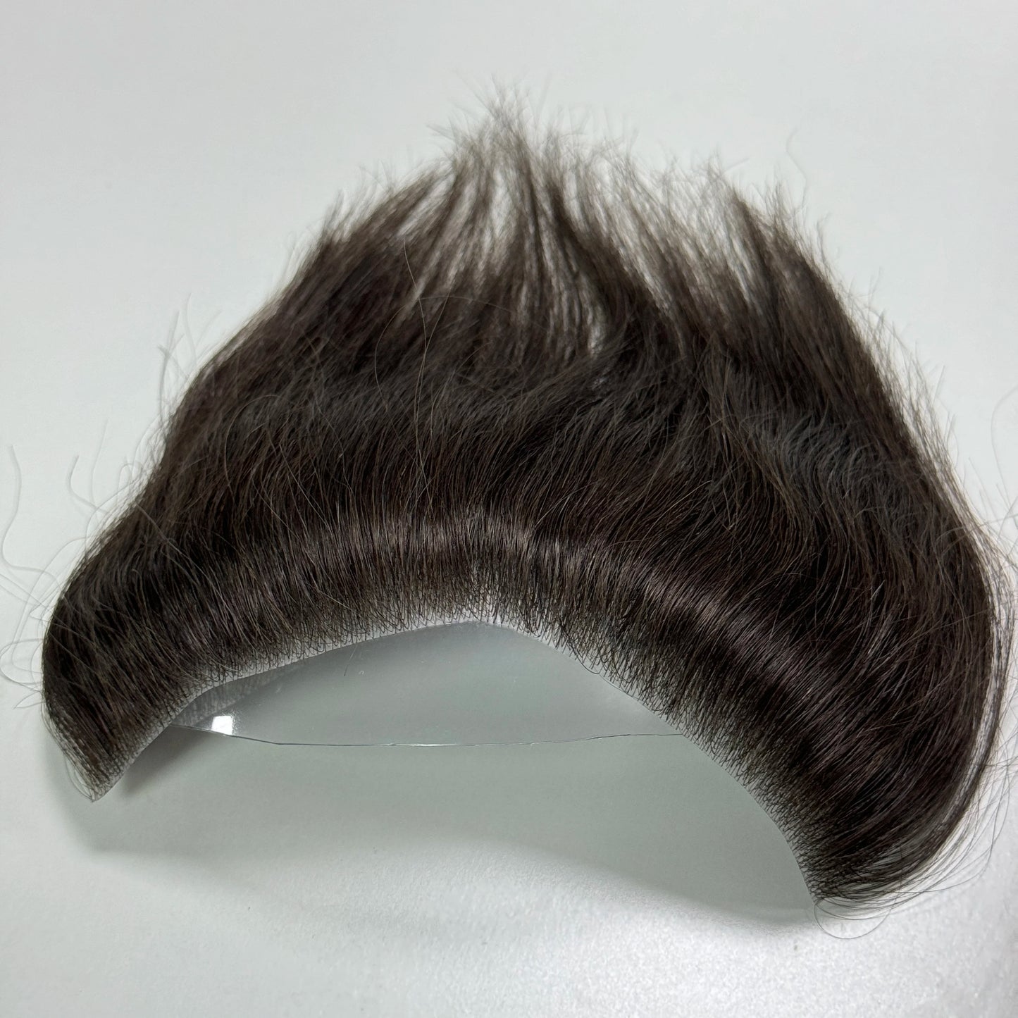 Crown & Glory Wigs Human Hair Wigs PU Toupee V Style Frontal Hairline Hairpiece For Men Capillary Prosthesis Straight Men's Hair Replacement System