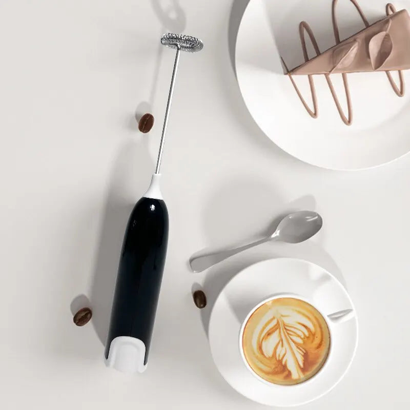 Kitchen Electric Milk Frother Kitchen Drink Foamer Mixer Stirrer Coffee Cappuccino Creamer Whisk Frothy Blend Egg Beater