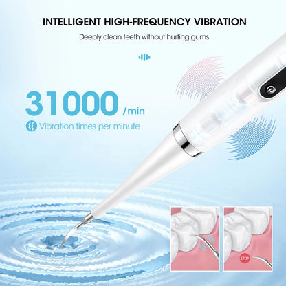 Bathroom  Electric Teeth Whitening Dental Calculus Scaler Plaque Coffee Stain Tartar Removal High Frequency Sonic Toothbrush Teeth Cleaner