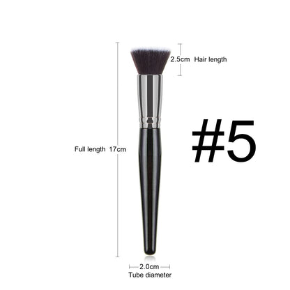 Makeup and face  Large Makeup Brushes High Quality Black Cosmetic Foundation Powder Blush