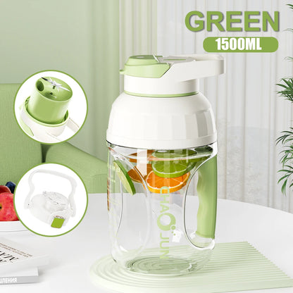 Kitchen Portable Blender Electric Fruit Juicer Smoothie Milkshake Maker USB Rechargerable Fruit Blender 500ML/1000ML/1500ML