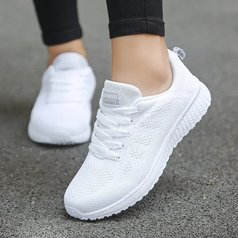 Woman shoes  New Fashion Breathable Women Casual Shoes Walking Mesh Flat Shoes Female White Women's Sneakers Tenis Feminino Female Shoes