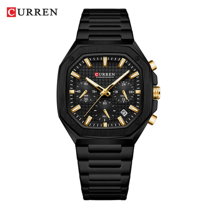 Jewellery   CUREEN Fashion Date Quartz Men Watches Top Brand Luxury Male Clock Chronograph Sport Mens Wrist Watch Relogio Masculino