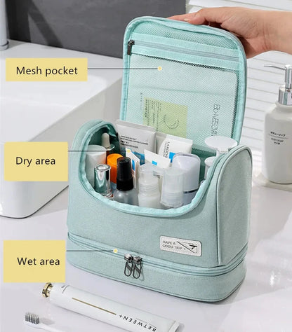 Makeup and face  Men Necessaries Hanging Make Up Bag Travel Organizer Cosmetic Bags for Women