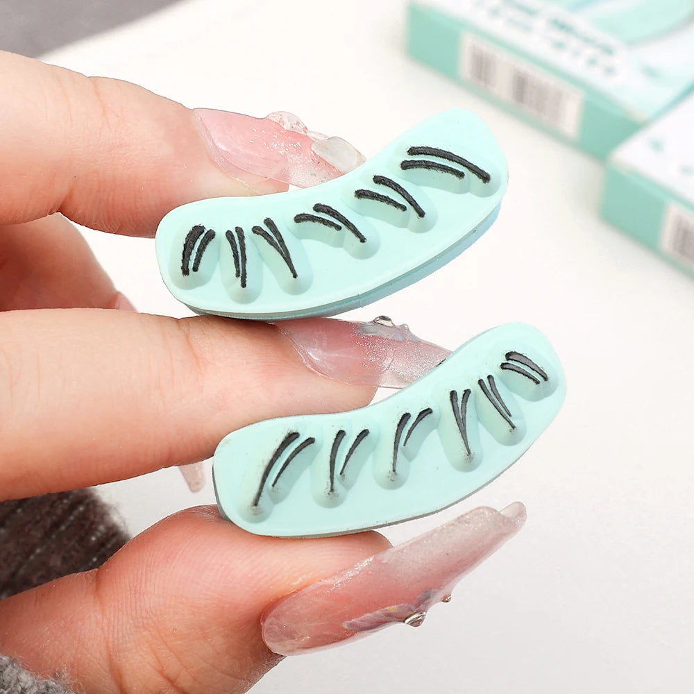 Makeup and face  Lower Eyelash Stamps Tool Natural Lazy DIY Lower Lashes Eyelash Template