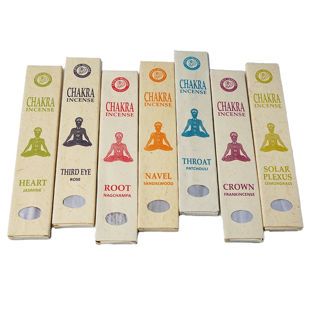 Odds Nepal 7 Chakra Incense Sticks Spiritual Home Fragrance Yoga Meditation Aromatherapy Handmade 7*15 Set