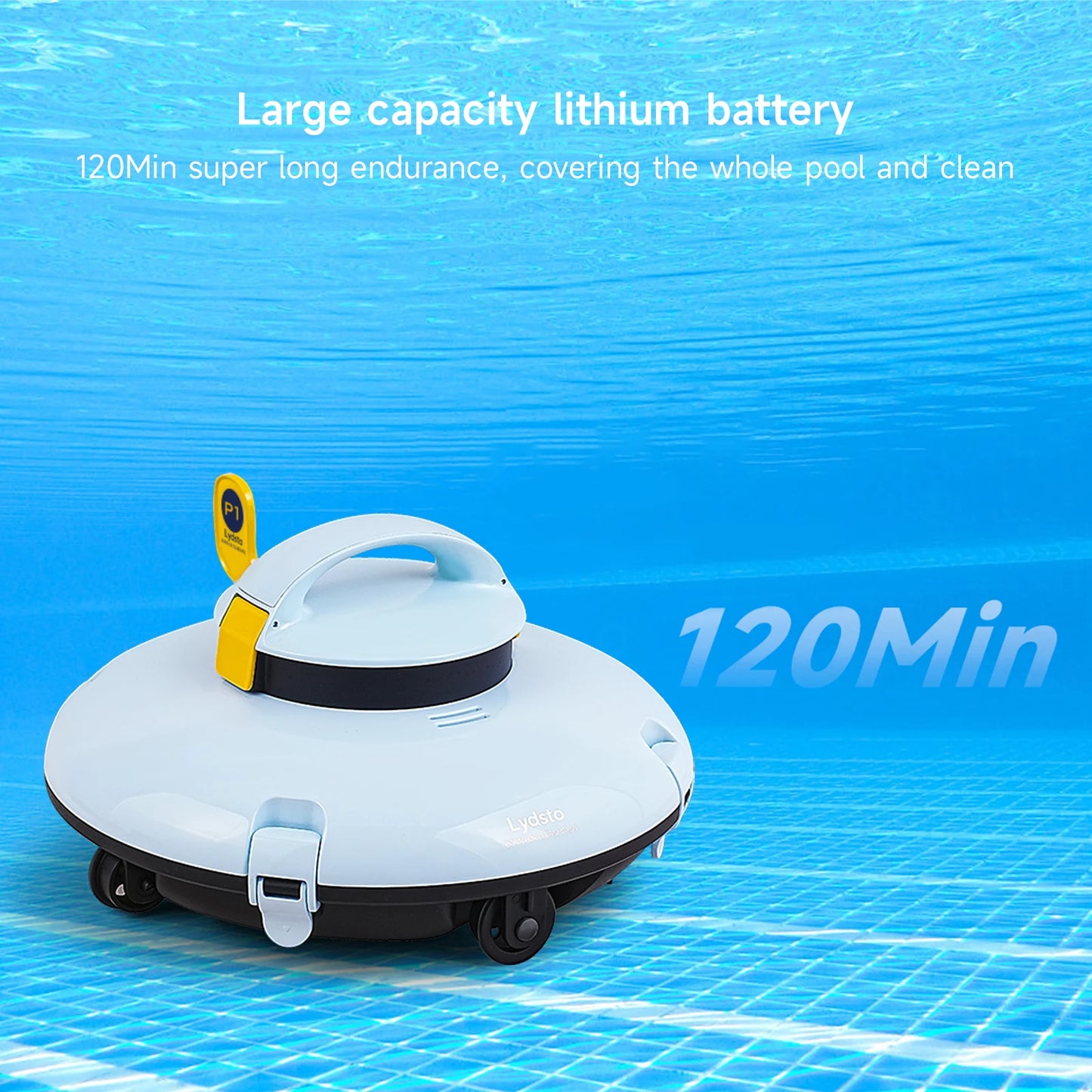 Lydsto P1 Mini Cordless Robotic Pool Cleaner – Dual Motor, IPX8 Waterproof, Automatic Vacuum\ Living Room Decor – Wall Art, Curtains, Clocks, Furniture & More