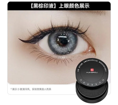 Makeup and face Four Style Lower Eyelash Stamp Eyeliner Pen Waterproof Sweatproof Quick-drying Eye Liner 2 In 1