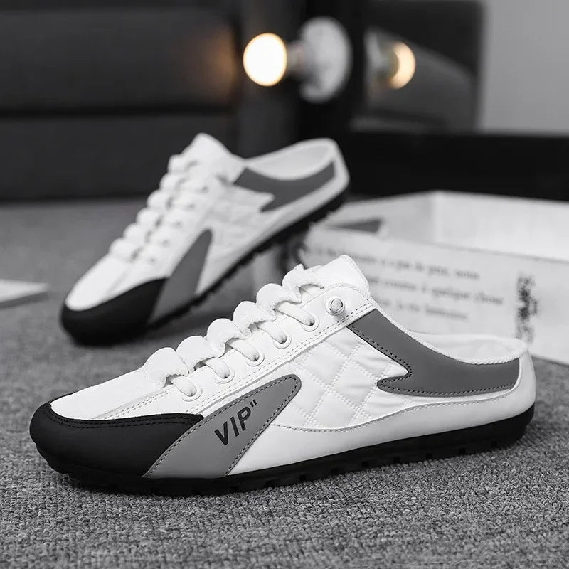 Men shoes Casual Shoes Fashionable Men's Half Slippers Men's Sports Shoes Brand Shoes  Slippers Men  Zapatos De Hombre