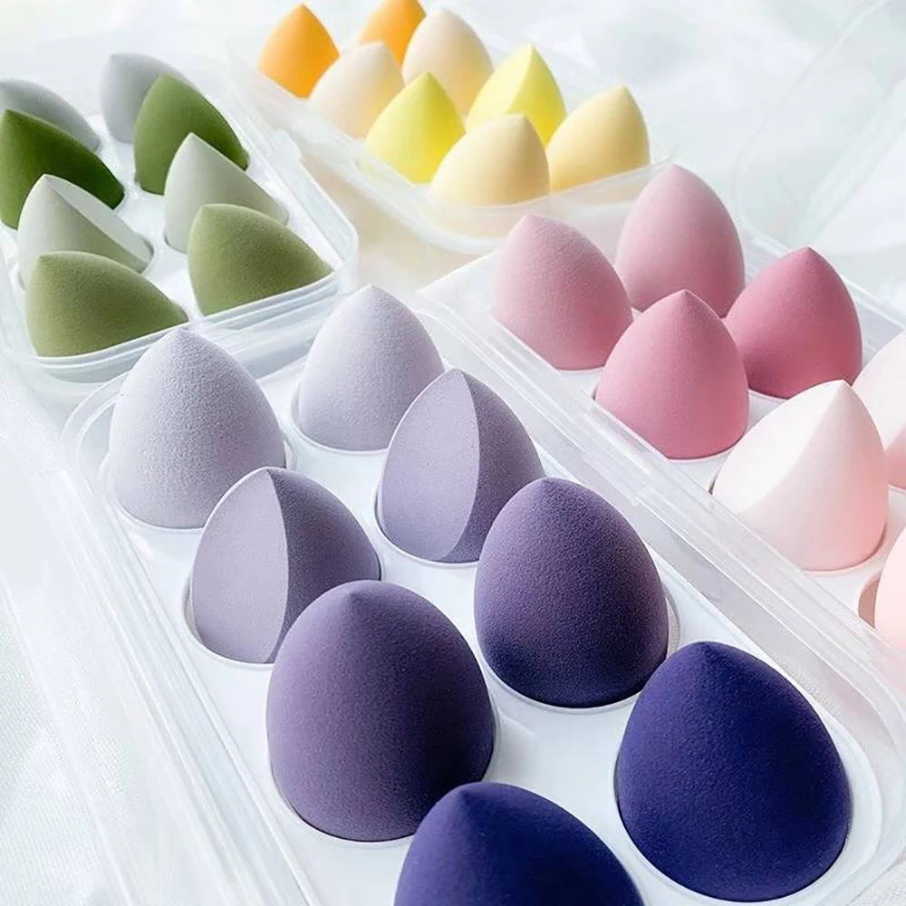 Makeup and face  4pcs/bag Fashion Make up Blender Cosmetic Puff Makeup Sponge