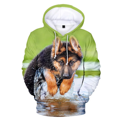 Men clothing  German Shepherd Hoodie