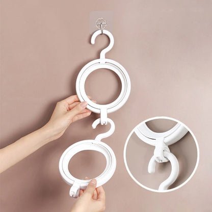 Style & Shine Hair  Hanging Wig Stand For Wigs White Black Wig Hanger For Multiple Wigs Durable Wig Holder For Salon Display Wall Wig Stand Holder