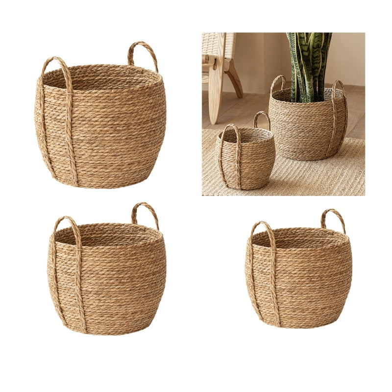 Outdoor home décor Weaving Flower Pots Racks Landscape Floor Racks Planter Baskets Trays Organizers outdoor / indoor