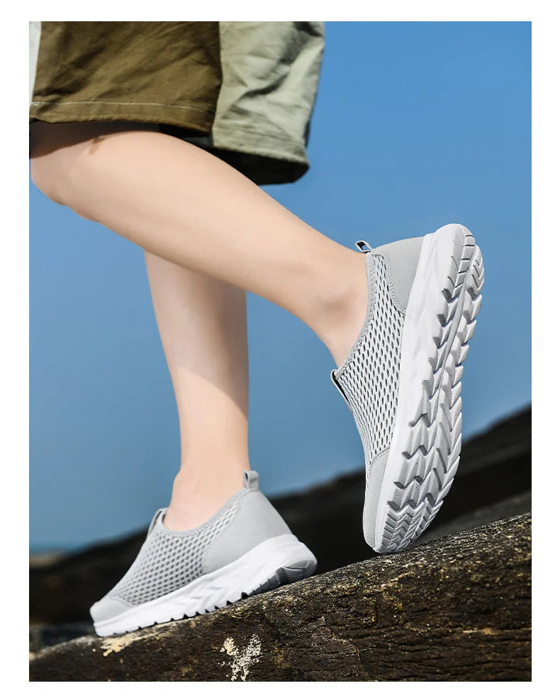 Men shoes  Summer Men's Casual Shoes Men Women Loafers Sneakers Fashion Wading Loafers Shoes Breathable Big Size 49  Tenis Masculino