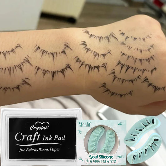 Makeup and face  Lower Eyelash Stamps Tool Natural Lazy DIY Lower Lashes Eyelash Template