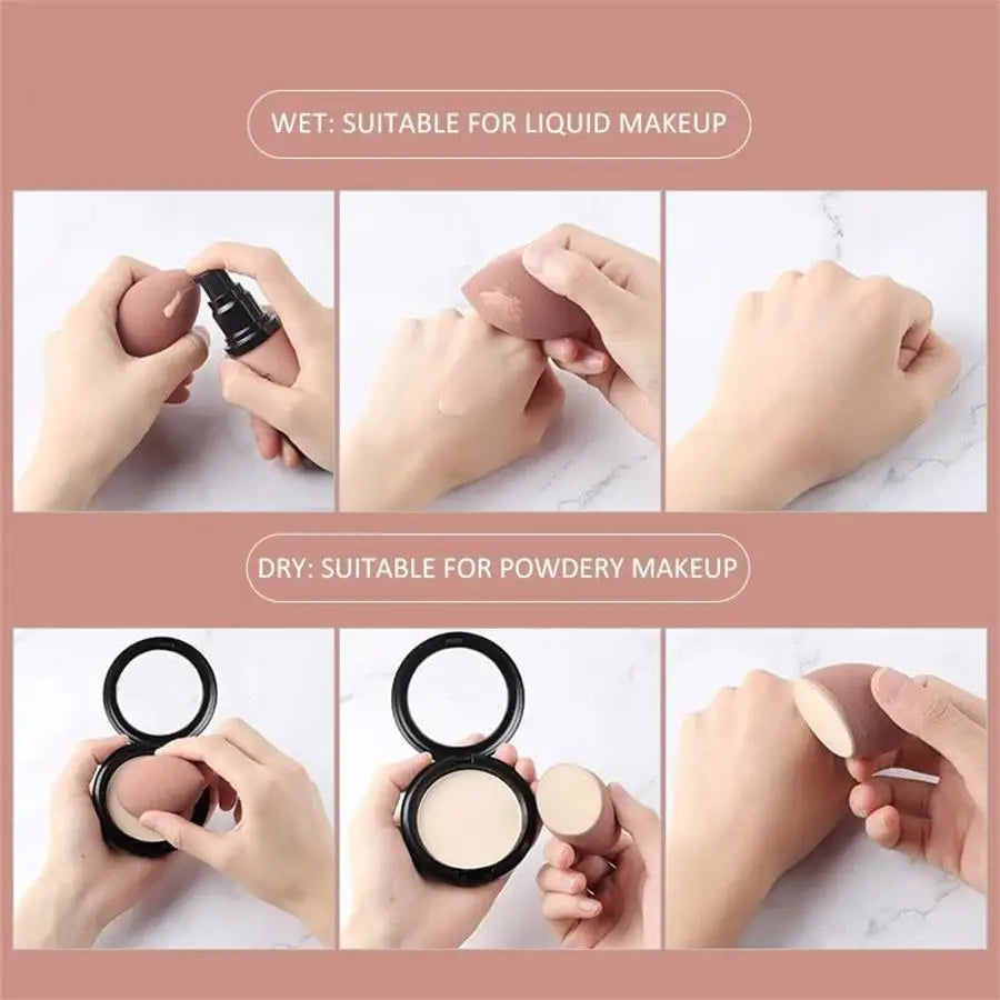 Makeup and face 1/20pcs Makeup Puff Professional Beauty Foundation Make-up Sponge