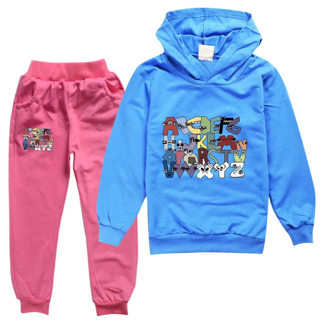 Boy  clothing   Alphabet lore Kids Clothing Sets Autumn Long Sleeves Sweatshirt Suits Boys Girls Hoodies+Pants Set Outfits Children Clothes