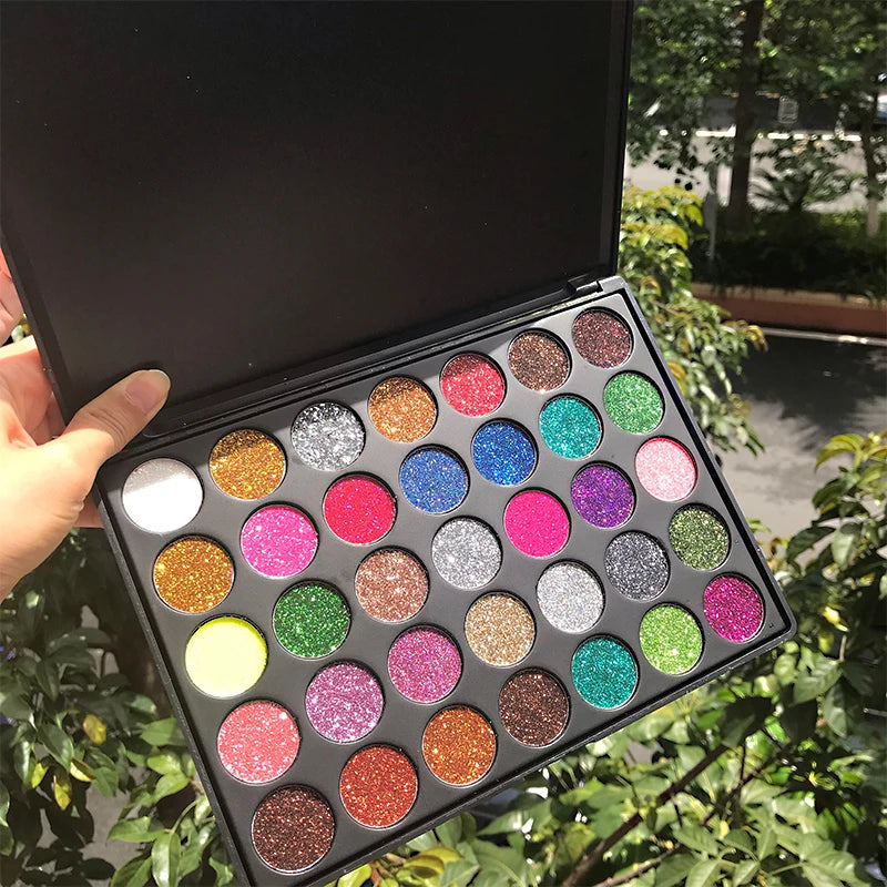 Makeup and face 40/35/29/24 Color Eyeshadow Palette Earth Color Matte Waterproof Women Shiny Glitter Eye Shadow Makeup Lasting Korean Cosmetic