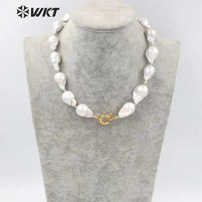 Jewellery  WT-JN184  WKT 2022 New Sale Baroque Pearl Pendant Necklace Exquisite Pendant Necklace  Jewelry