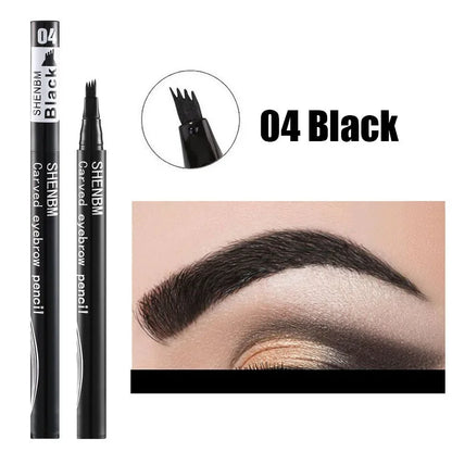 Makeup and face  2 Fork Lower Eyelash Eyebrow Pen Natural Long-Lasting Eyes Makeup