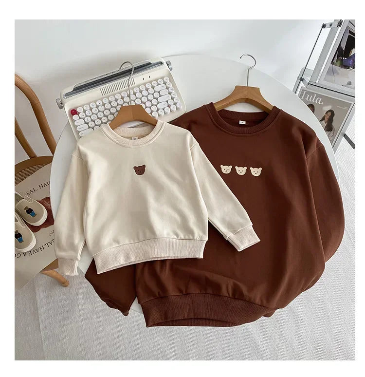 Girl clothing Parent-child Matching Clothes for Whole Family Dad Mom and Daughter Son Clothing Bodsyuit Sweatshirts Autumn Korean Fashion