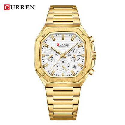 Jewellery   CUREEN Fashion Date Quartz Men Watches Top Brand Luxury Male Clock Chronograph Sport Mens Wrist Watch Relogio Masculino