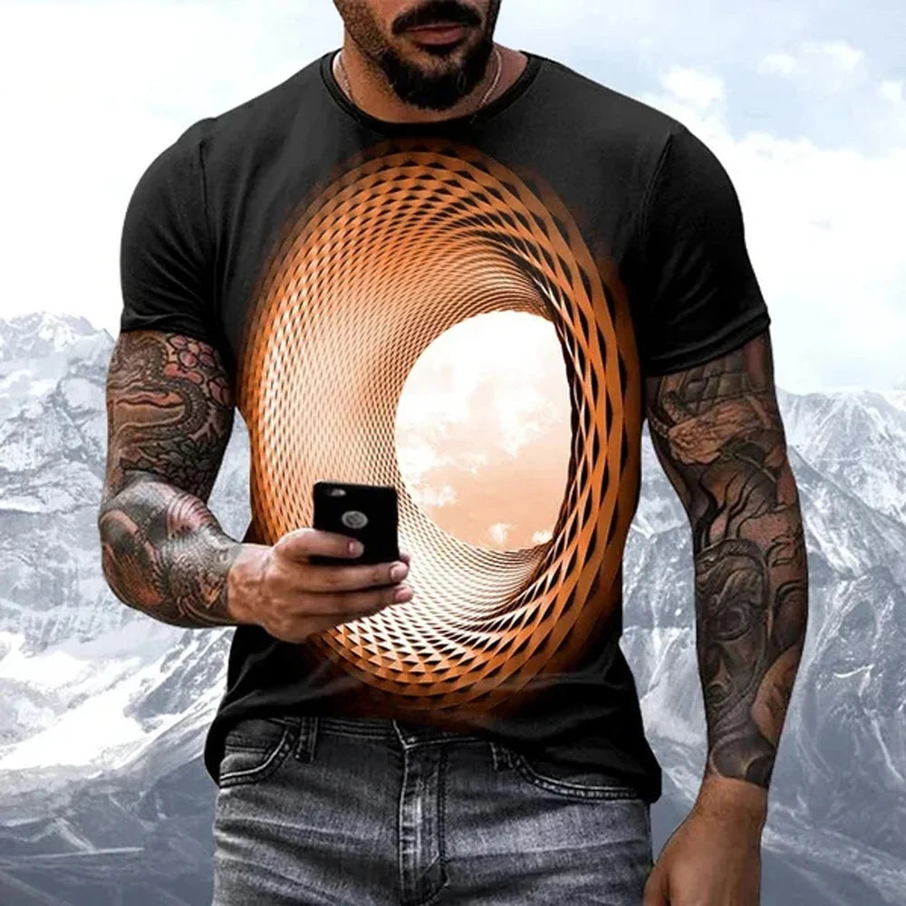 Men clothing  Fun Sky graphic t shirts For Men