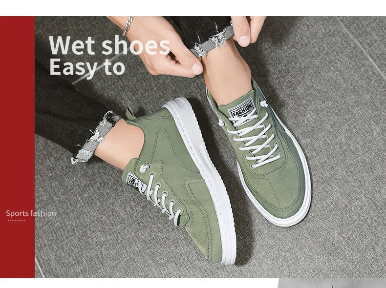 Men Shoes New Fahsion Men Vulcanize  Classic Platform  Canvas  for Male Anti-Odor Men Casual Shoes Flats Hard-Wearing