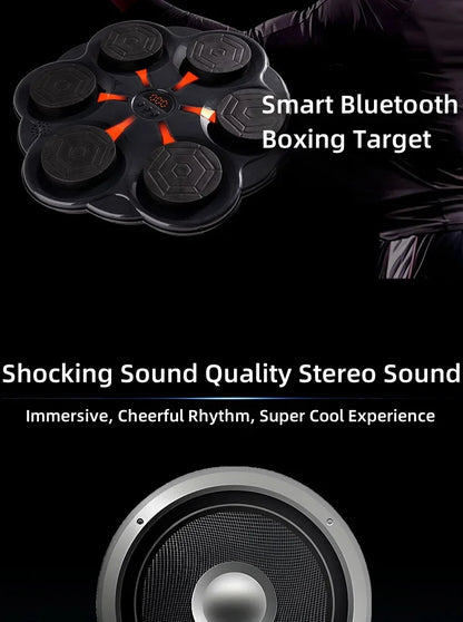 fitness  Smart Bluetooth Music Boxing Target Children's Music Boxing Machine Adult Home Fitness Electronic Boxing Wall Target Training