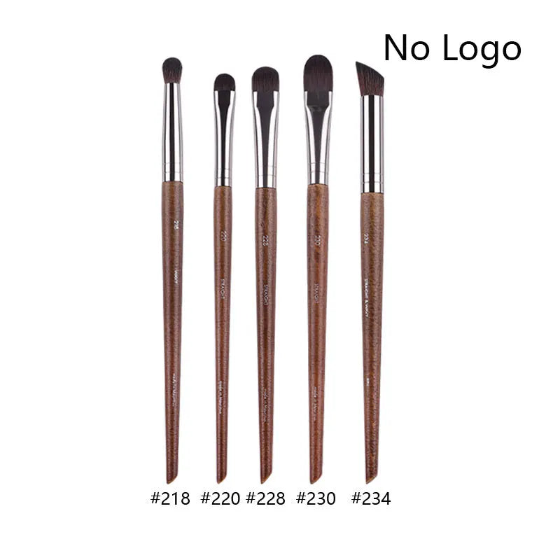 Makeup and face  5pcs/set Natural Wood Eyeshadow Makeup Brushes Eye Detail Make Up