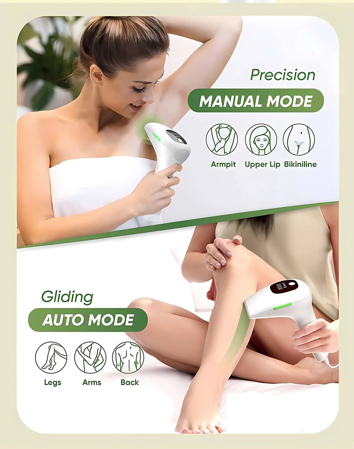 Bathroom Professional IPL Laser Epilator Women Laser Hair Removal Female Pulsed Light Electric Depilatory Device For Facial Body Bikini