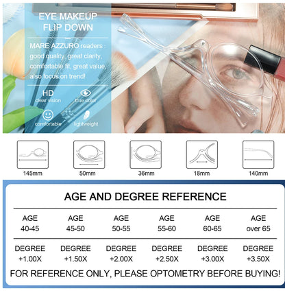 Makeup and face  Makeup Reading Glasses Women Magnifying Glasses