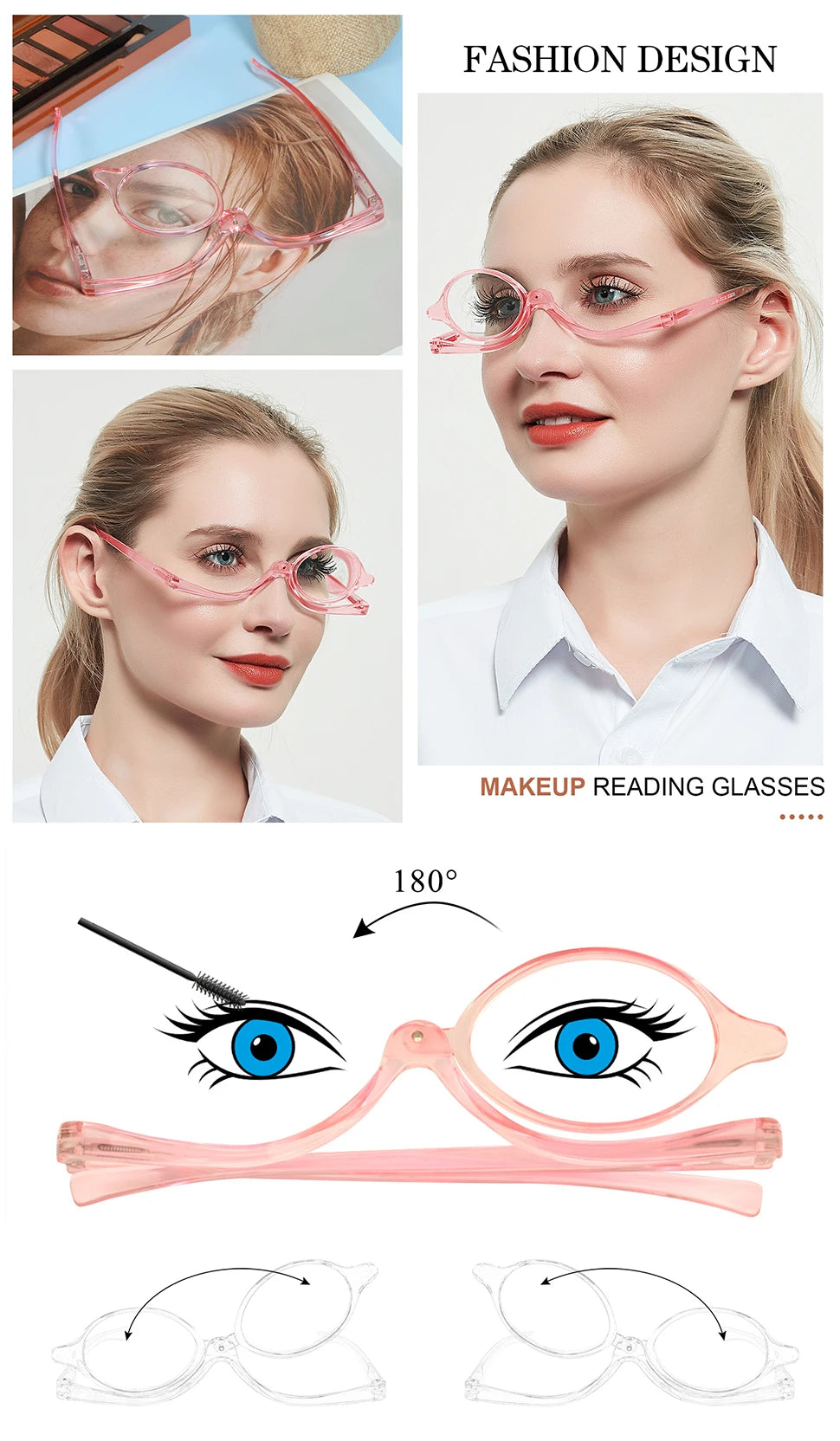 Makeup and face  Makeup Reading Glasses Women Magnifying Glasses