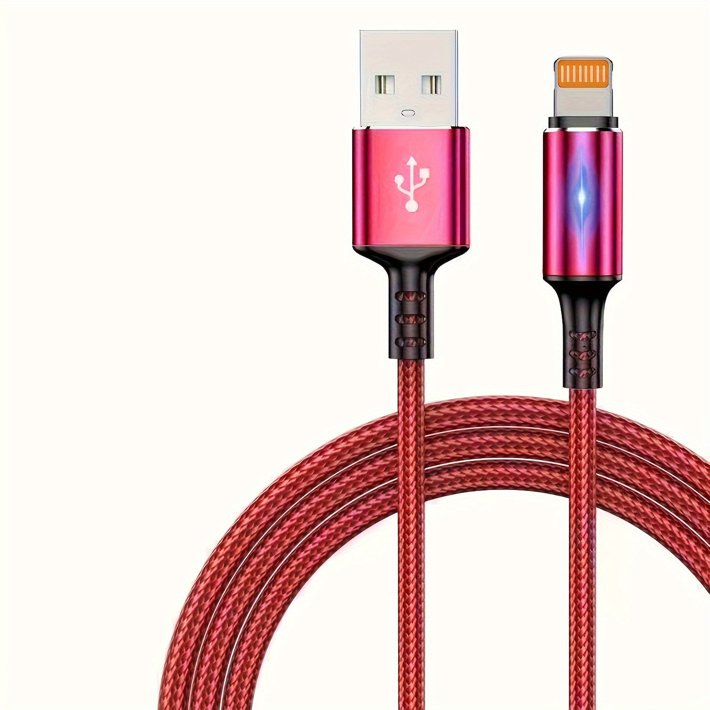 Mobile  Apple Compatible iPhone Charging Cable - Durable Nylon Braided 2.4A Fast Charging Cord