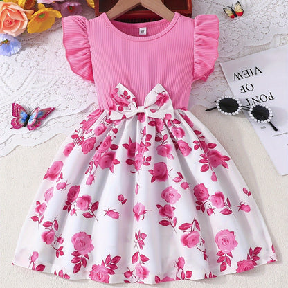 Girl clothing   Ruffle Sleeveless Dress For Girls