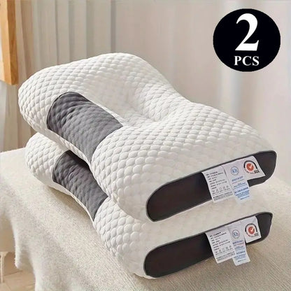 Bedroom   1 Pairs Memory Pillow Ergonomic Orthopaedic Foam-Pillow Cervical Pillows For Neck & Shoulder -