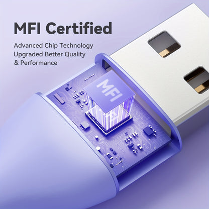 Mobile 1/3pcs 10ft Fast Charging Cable - MFi Certified for iPhone 14/13/12/11 Pro Max/12 Mini/XR/XS/X/8/7/6 Plus SE