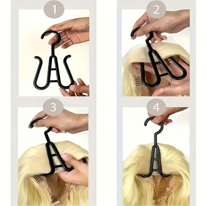 Style & Shine Hair  10pcs Multi-Functional Wig Hanger, Space-Saving and Durable Design