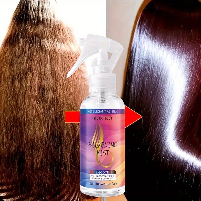 ROZINO Moisturizing Hair Spray – Glycerin-Infused Leave-In for Normal Hair/Style & Shine Hair