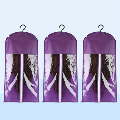 Style & Shine Hair  3pcs Set Wig Dustproof Storage Bag + Wig Stand, Wig Display Bag