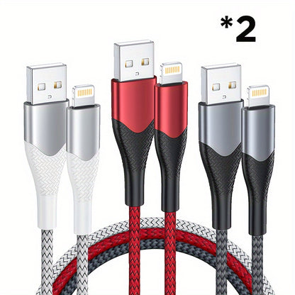 Mobile  3/6pcs for iPhone fast charging cable, 180cm charger data cable