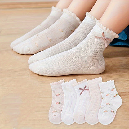 Girl clothing  5pcs Girls'  Socks